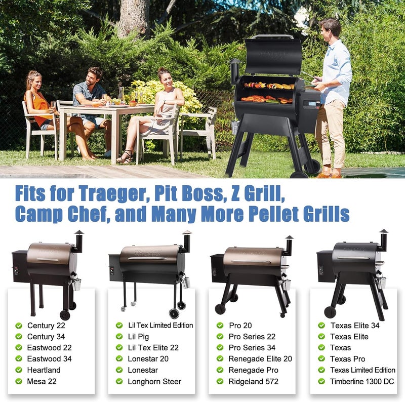 Criditpid BCA012 Heat Baffle Diffuser Replacement Parts for Traeger Tex Elite, Pro Series 34 / Pro Series 22, Z Grill, Pit Boss, Camp Chef, Flame Tamer Deflector for Many Other Pellet Grills Parts - Image 3